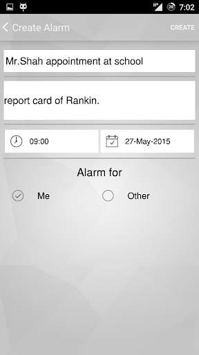 Keepsake - Alarm screenshot 3