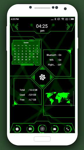Hi-tech Unique Launcher screenshot 3