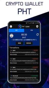 Phoneum Wallet - PHT and ETH Crypto Wallet скриншот 2