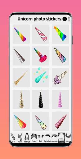 Unicorn Photo Stickers screenshot 3