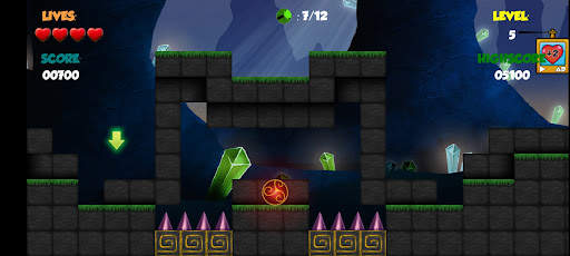 Red Roller Bounce Ball 2 screenshot 5