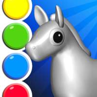 Kids 3D Animal Coloring Pages logo