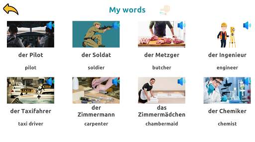 Learn Occupations in German screenshot 5