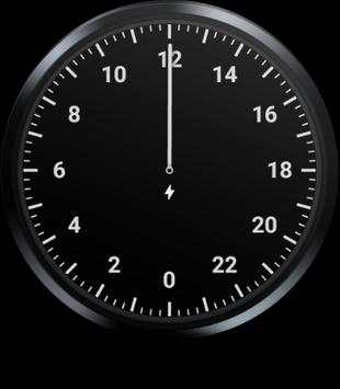 24 Hour Slow Watch Face screenshot 1