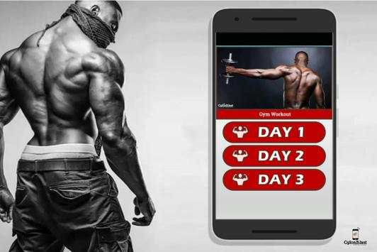 3 Days Intense Gym Workout & Fitness Meal Plan screenshot 3