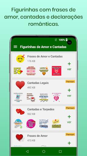 Figurinhas de Amor e Cantadas screenshot 1