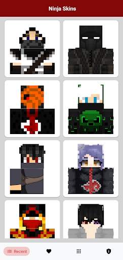 Ninja Skins for MinecraftPE screenshot 5