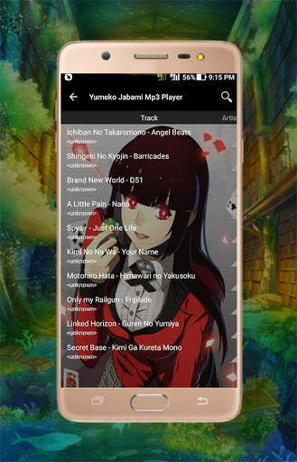 Yumeko Jabami Mp3 Player screenshot 2