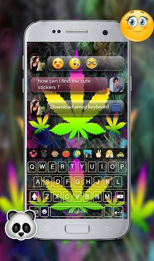 Rasta Smoke Emoji Keyboard screenshot 2
