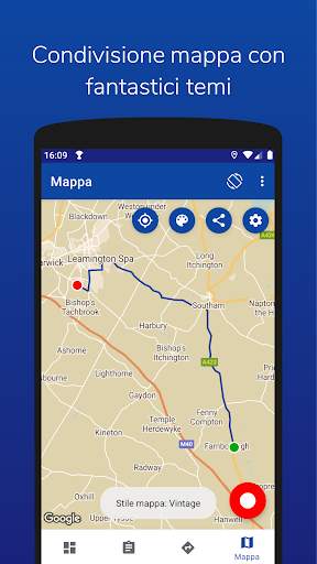 IterTrax Lite, registratore GPS per auto e moto screenshot 6