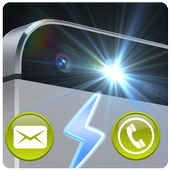 Flash Alerts on Call flash SMS icon