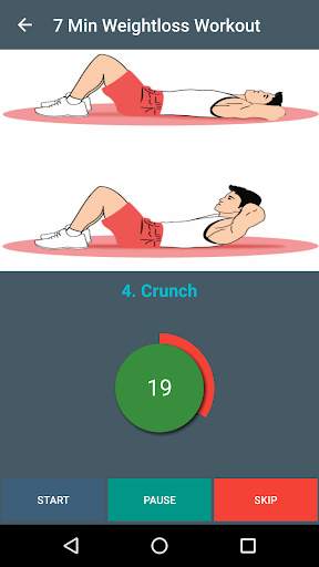 7 Min Weight loss workout free screenshot 4