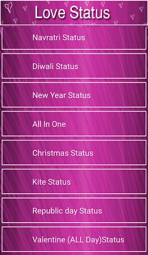 Love Status - Love SMS , Love Shayari screenshot 4