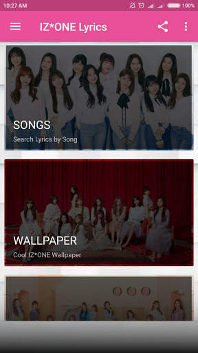 IZ*ONE Lyrics (Offline) screenshot 2