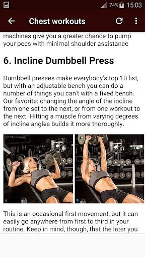 BodyBuilding Workouts screenshot 4