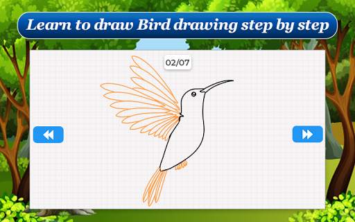 How to Draw Birds Step by Step स्क्रीनशॉट 4