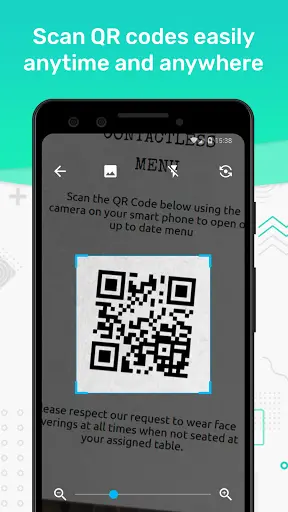 QR Code Reader and Scanner for Android screenshot 1