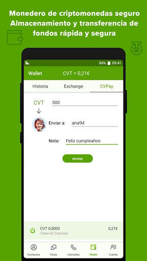 Crypviser Secure Messenger screenshot 1