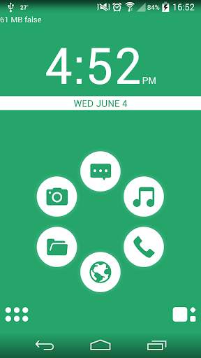 Basic Green Theme for Smart Launcher screenshot 1