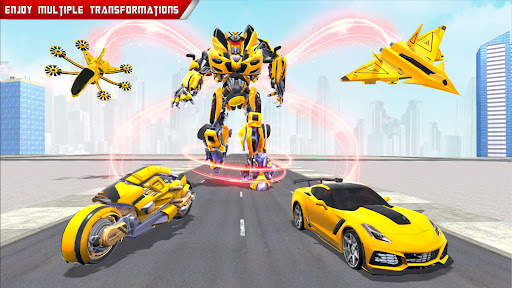 Robot Car Transform War Games screenshot 2