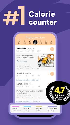 Fitatu Calorie Counter & Diet screenshot 1