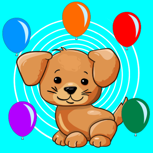 Balloon Pop : Kids Word Game (Animals Version) иконка