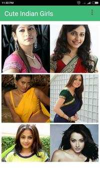 Indian Cute Girls Wallpapers 6 تصوير الشاشة