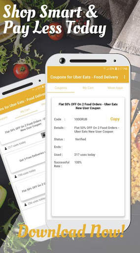 Coupons for Uber Eats - Food Delivery screenshot 3