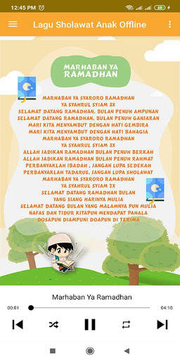 Lagu Sholawat Anak Full Offline screenshot 5