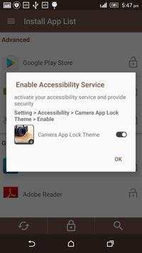 Camera App Lock Theme screenshot 4