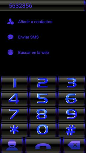 THEME METAL BLUE FOR EXDIALER screenshot 4