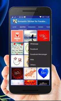 Romantic stickers for facebook screenshot 7