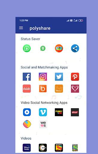 Polyshare - All in One App screenshot 1