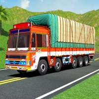 Indian Cargo Truck Transporter City Driver 3D Game logo