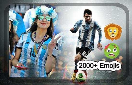Argentina Football Team Photo Frame screenshot 4