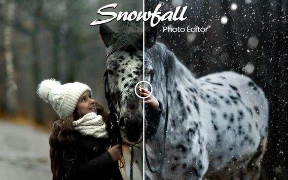 Snowfall Photo Effect: Make Pro Photos Snow Editor 1 تصوير الشاشة
