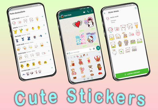 Cute Stickers For Whatsapp - WAStickerApps screenshot 1