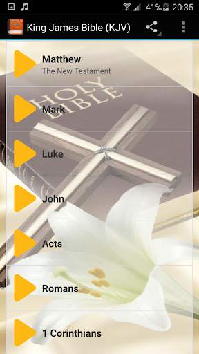 King James Bible (KJV) Audio скриншот 5