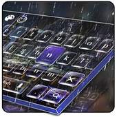Rainy Dubai night keyboard 10001004