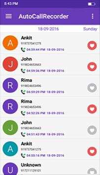 Auto Call Recorder - Recording, Saving Phone Calls screenshot 1