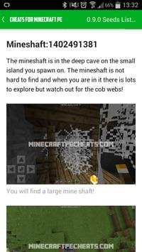 Seeds for Minecraft PE screenshot 4