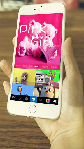 Pink Girl Keyboard Theme screenshot 3