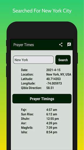 Prayer Times Lite screenshot 6
