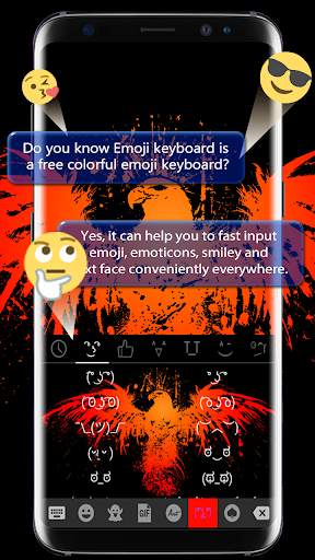 Eagle Bird Keyboard Theme for Cute Emoji Keyboard screenshot 6