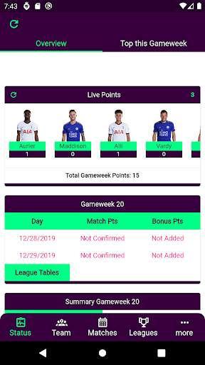 Fantasy Manager for EPL screenshot 1