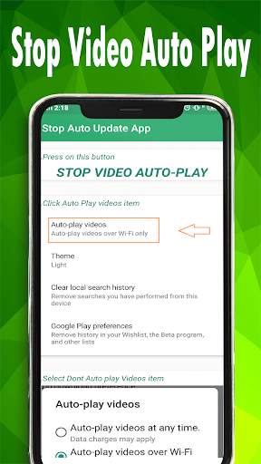 Play Store Setting Shortcut& Stop Auto Update Apps screenshot 4