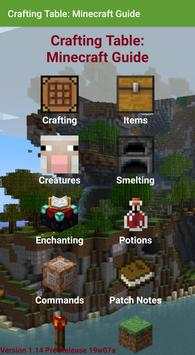Crafting Table Minecraft Guide screenshot 1