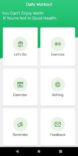 Daily Workout - No Equipment Workout at Home screenshot 1