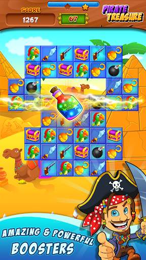 Pirate Treasure 💎 Match 3 Games screenshot 1