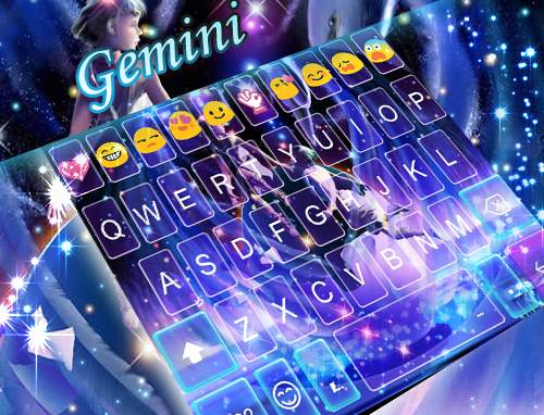 Gemini Emoji Keyboard Theme screenshot 6